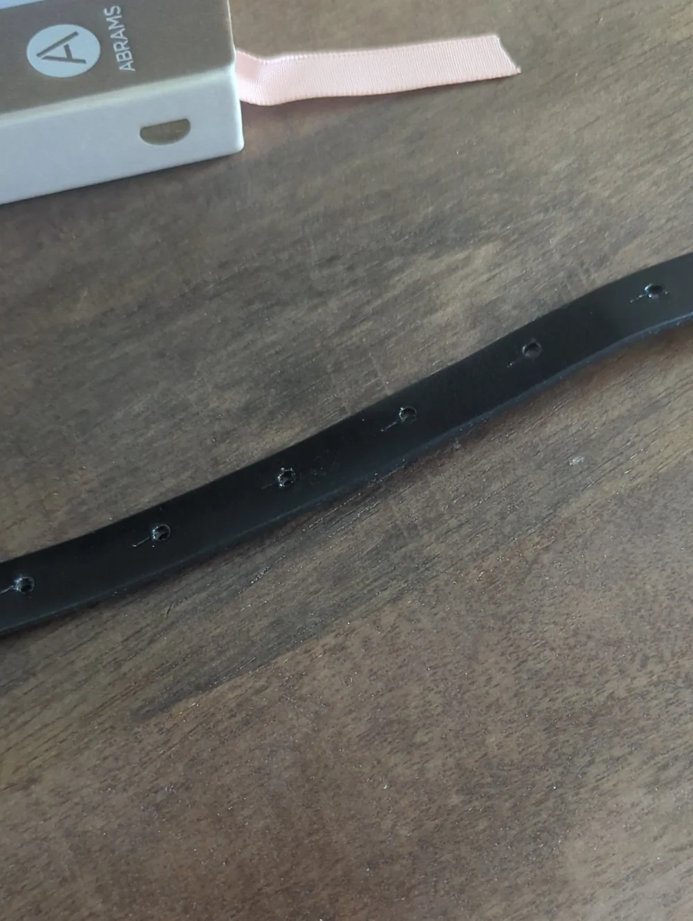 V Black Leather Belt with Gold 'V' Buckle